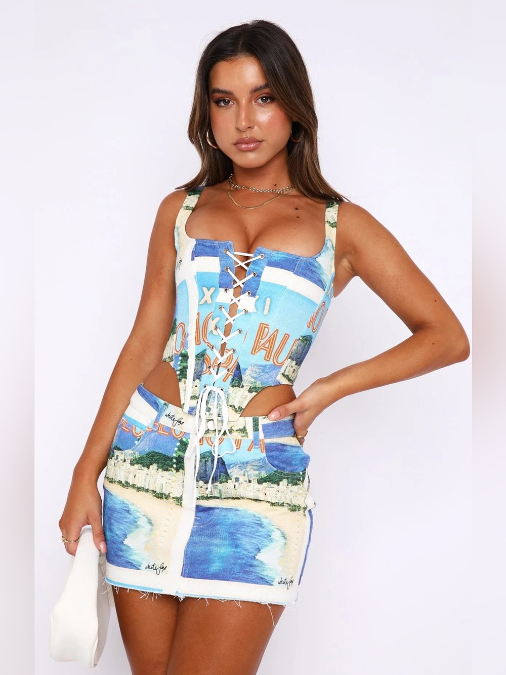Wild Fox Sao Paulo Power Hour Mini Skirt